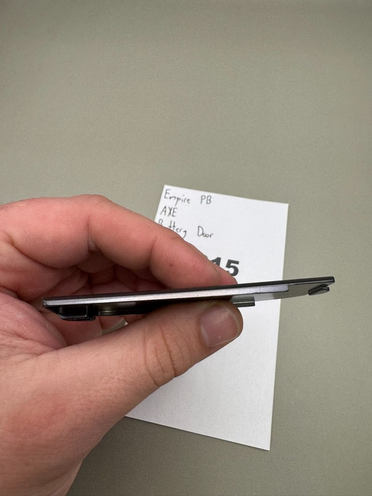 Empire PB AXE Battery Door-Charcoal Grey