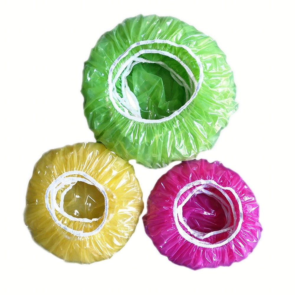 Bowl Covers 60 Pcs, Stretchable Dish Protectors, BPA Free, Multicolor