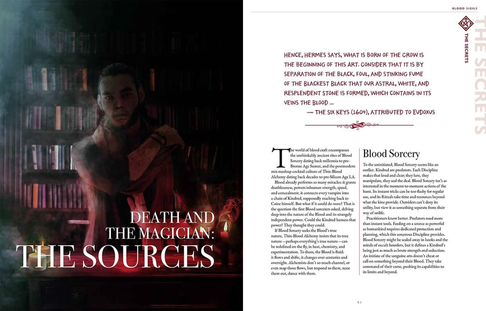 Vampire Masquerade 5E Blood Sigils Sourcebook Thin-Blood Alchemy