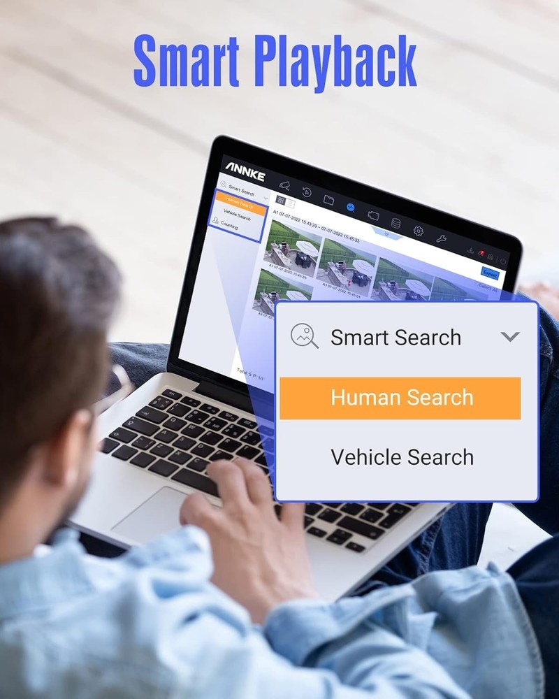 Advanced 8CH Hybrid Security DVR with AI Detection & Remote Access Functionality