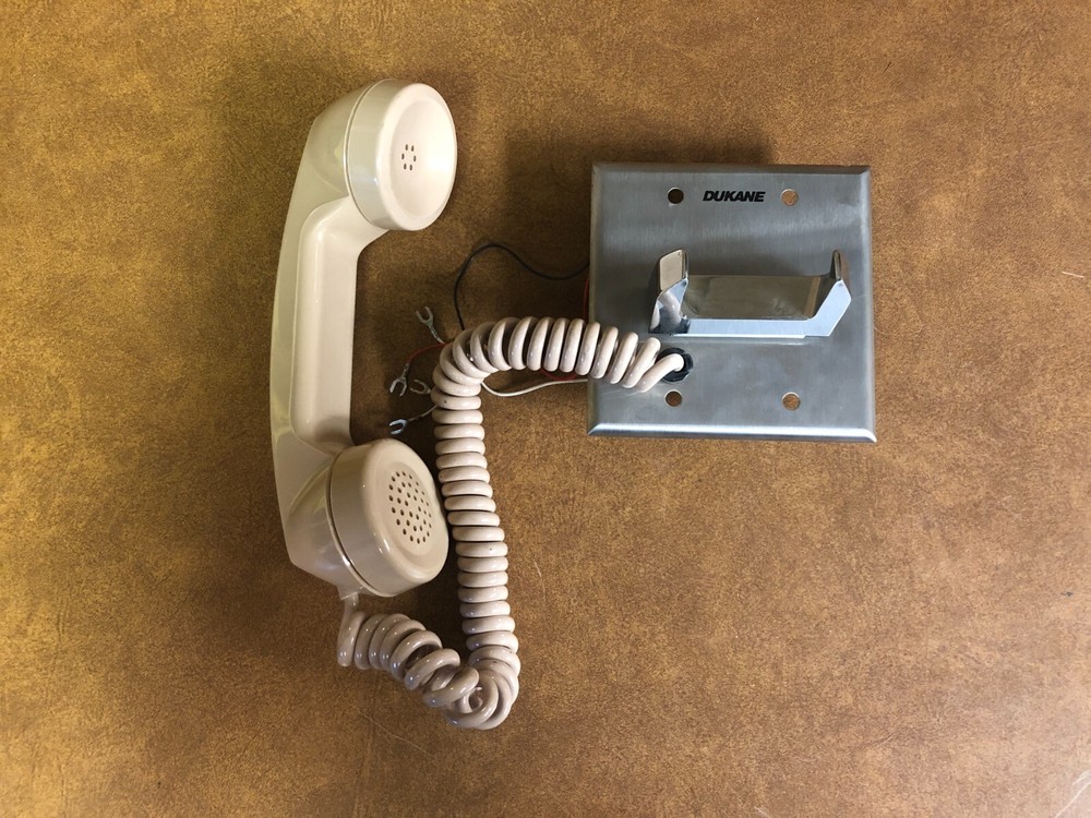 Dukane 7A945A Hookswitch / Handset Assembly Beige