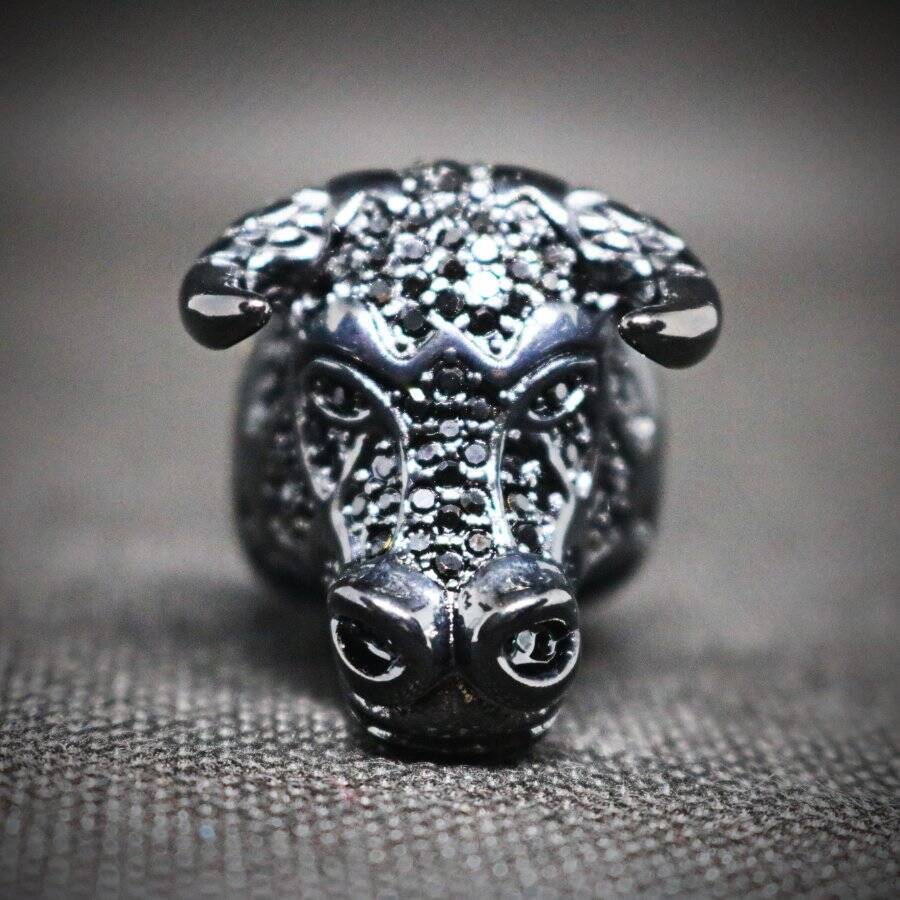 HAUNTED RING: RAGING BULL TESTOSTERONE BOOSTING BLACK MAGICK! TRANSFORM YOURSELF