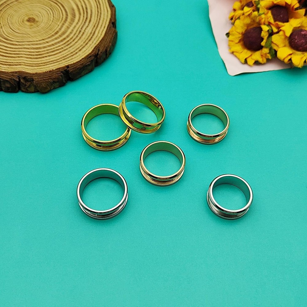 Core Ring Blanks for Jewelry Making - 6 Sizes