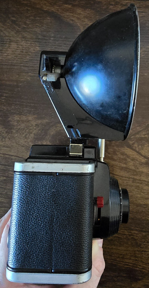 Vintage 1950's Ansco Ready flash 620 Camera & Case (Untested)