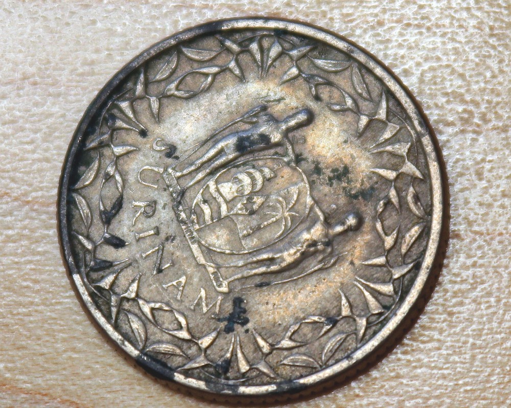 1962 Suriname 25 Cents