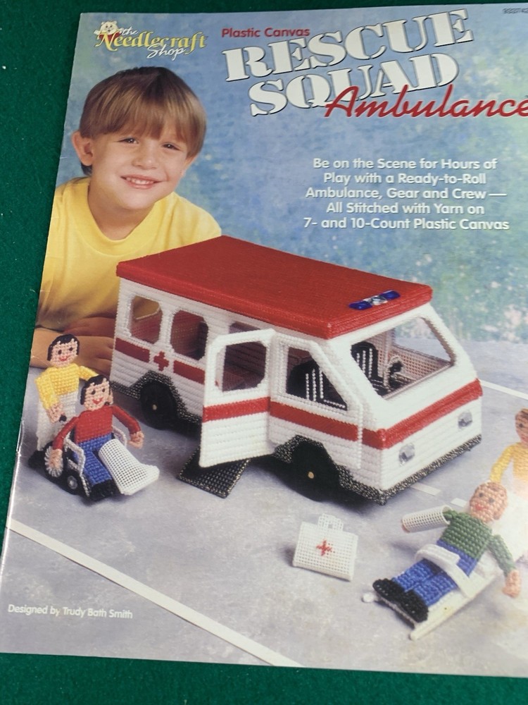 Plastic Canvas Emergency Helicopter  And Ambulance Patterns