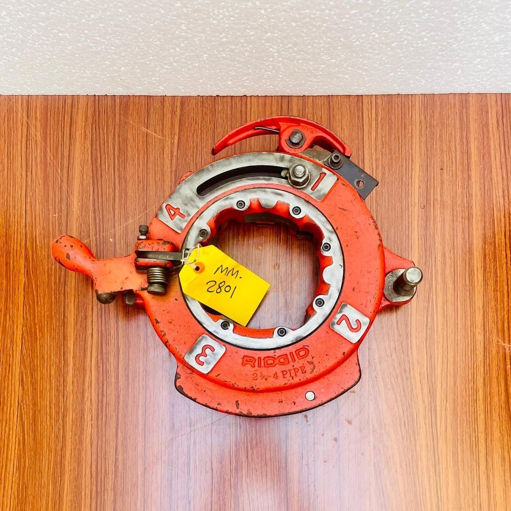 Ridgid Receding Die Head Pipe Threader/Threading Machine 2-½"-4" BSPT #10