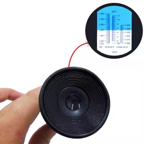 Handheld Optical Refractometer ATC Urine Hydrometer Serum Protein Tester