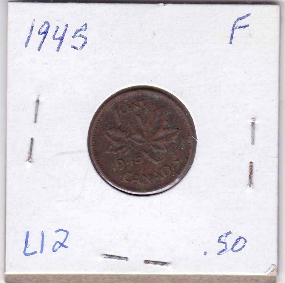 1945 Canada One Cent L12