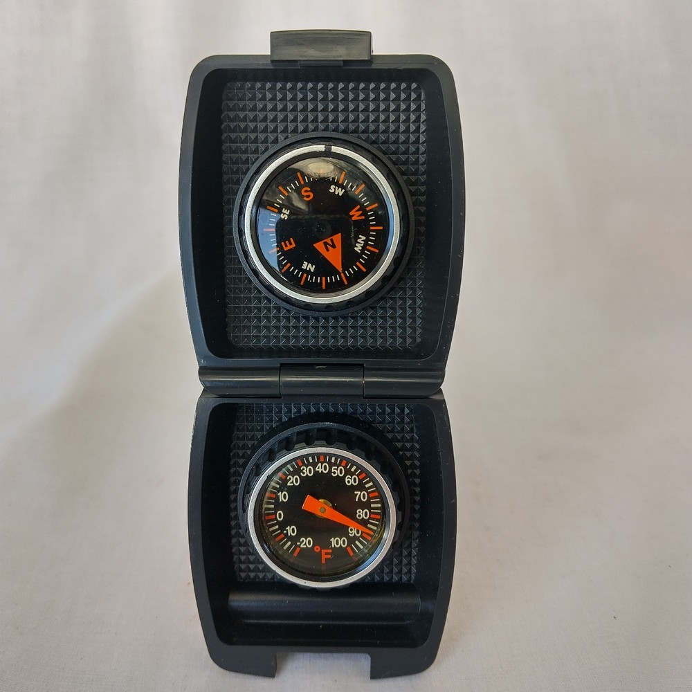 Sharp Compass/Thermo, Pocket Size Black -Made in Japan