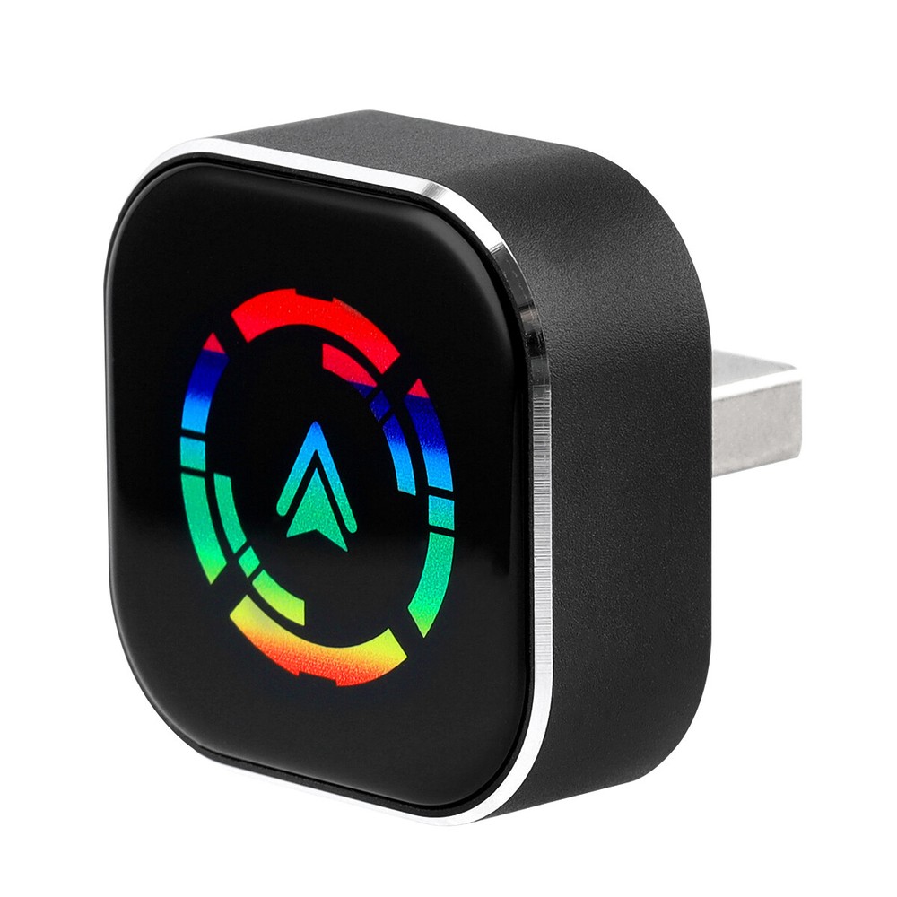 2in1 Wired to Wireless CarPlay Adapter Android Auto Adapter Wi-Fi Plug & Play #