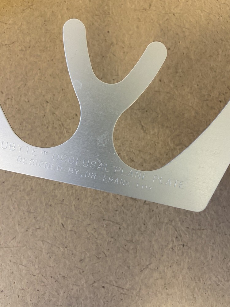 Trubyte Occlusal Fox Plane Plate