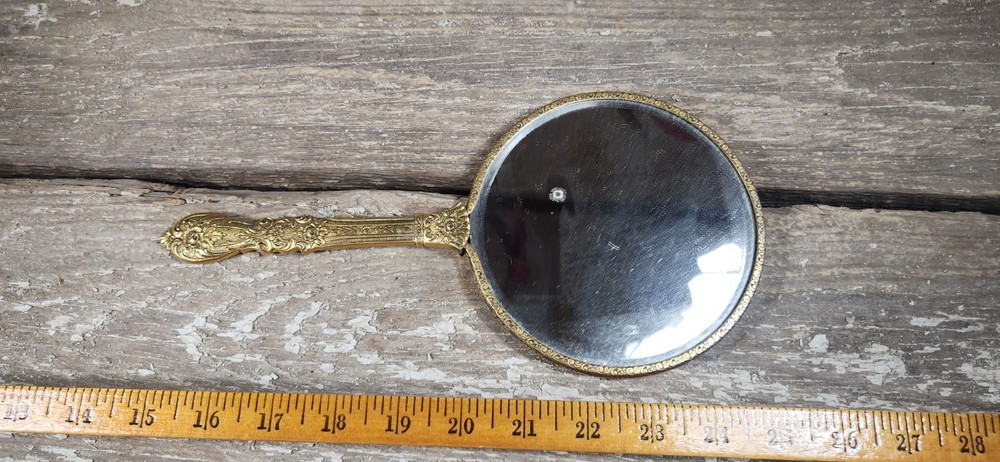 Vintage Handheld Mirror Victorian