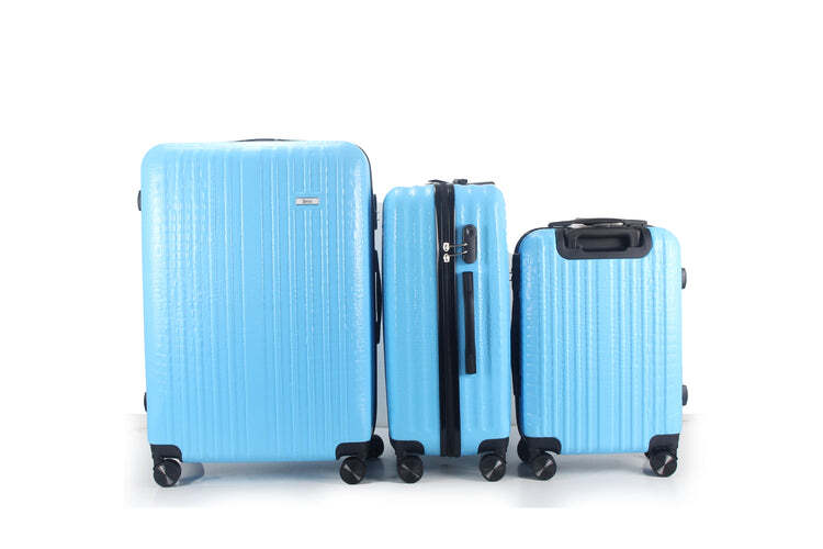Mirage Danae ABS Spinner Wheels Luggage Set Durable ABS Hardshell 3 PC Set