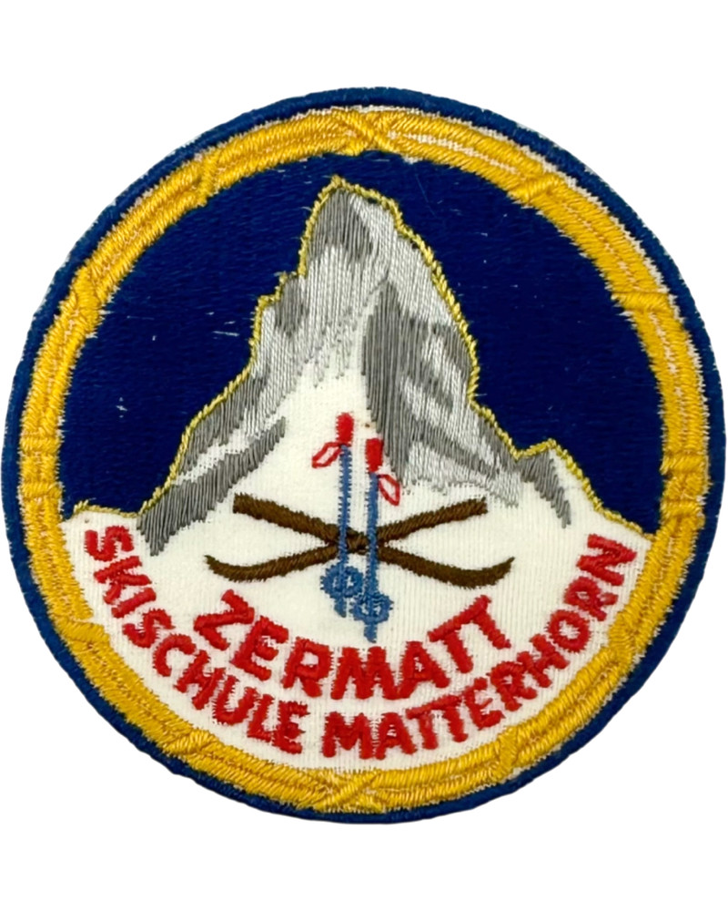 Vintage Zermatt Ski Skischule Matterhorn Blazer Patch