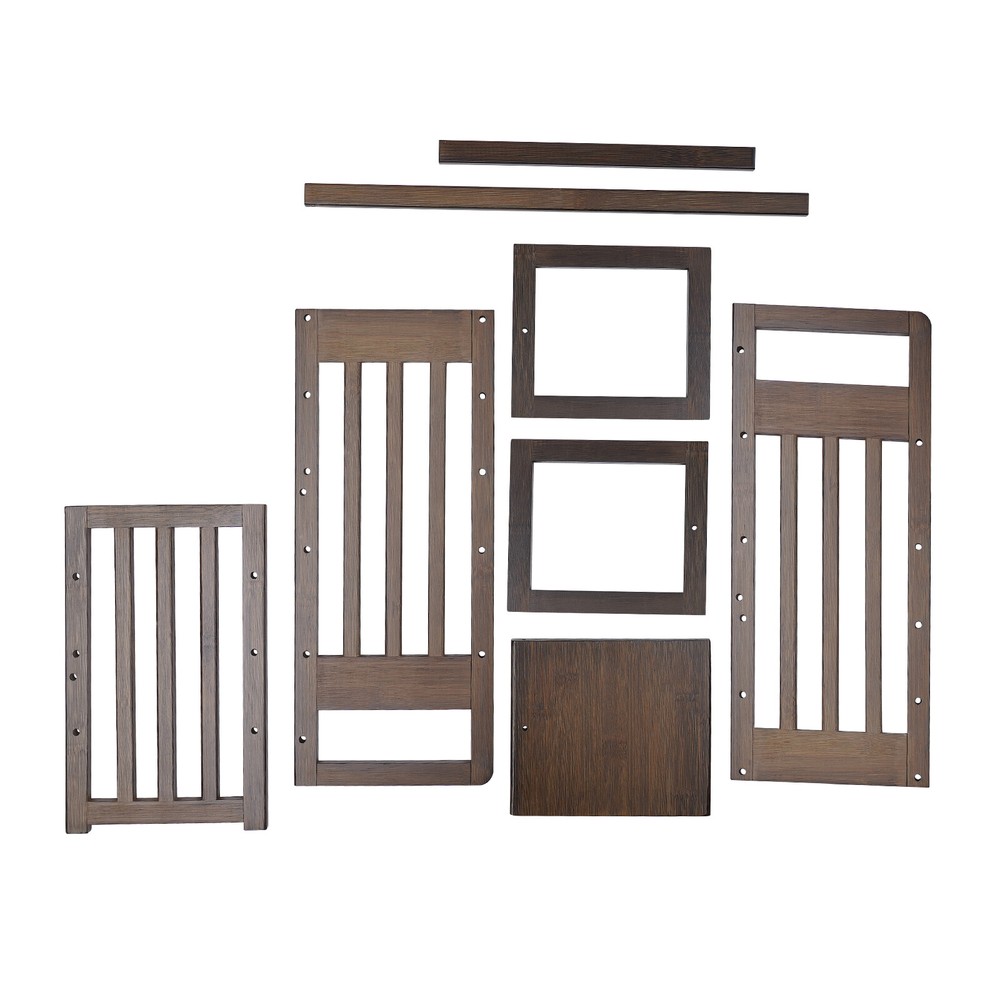 Desktop Bookshelf with Drawer, Bamboo Drawers,Tabletop Storage Container