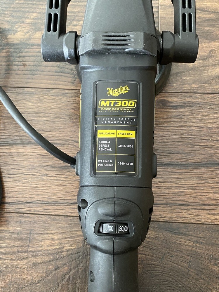 Meguiar's MT300 DA Polisher | Buffer | W/ Backing Plate Open Box New