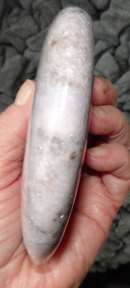 Lepidolite Large Heart Stone sc477