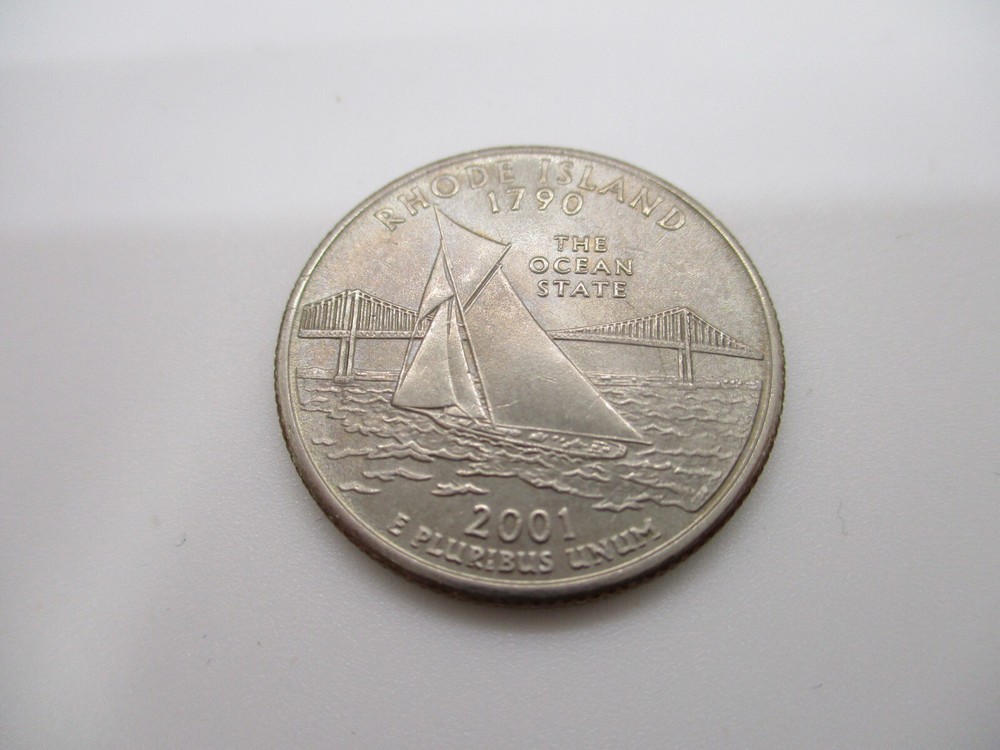 2001 Rhode Island State Quarter Coin