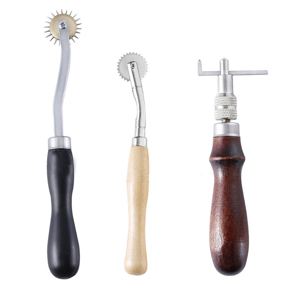 Leather Craft Punch Tools Kit Stitching Carving Working Sewing Needles Hand DIY