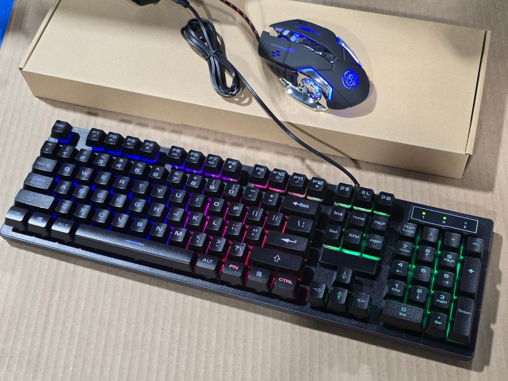 TOP NEW Gaming Set USB Keyboard and USB Mouse Combo Kit  **NEW***