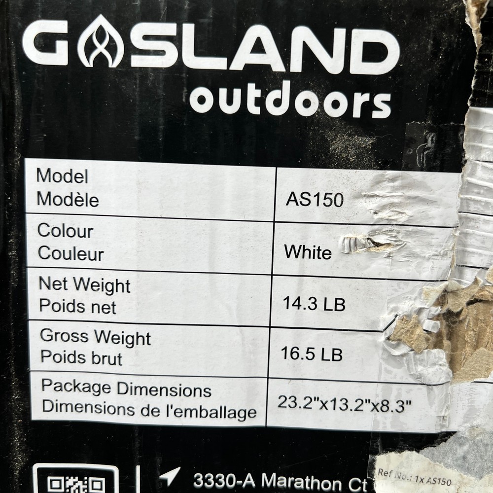 Gasland Outdoors Tankless Water Heater AS150 1.5GPM 6L Portable Gas New