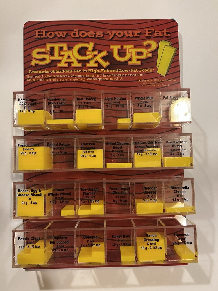 Anatomical Chart Company: How Does Your Fat Stack Up? Model