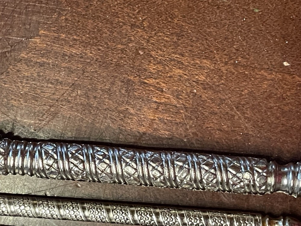 Vintage Handheld Metal Nutcracker w/ 4 picks