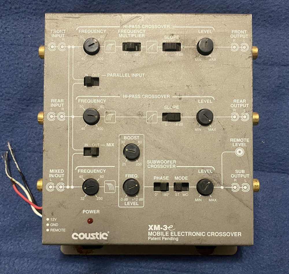 Coustic Crossover XM-3E