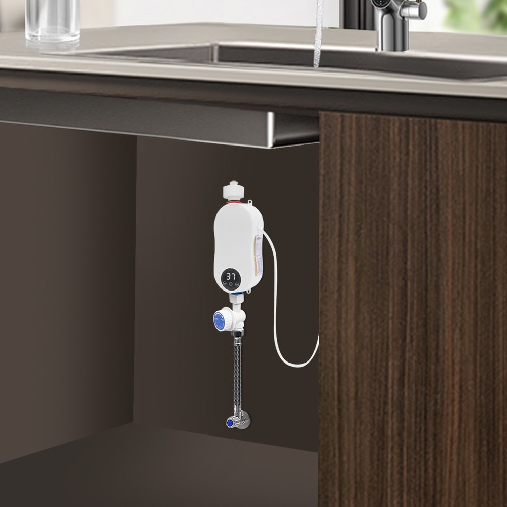 Mini Electric Hot Water Heater Instant Heating with Hand Spray 110V 3500W