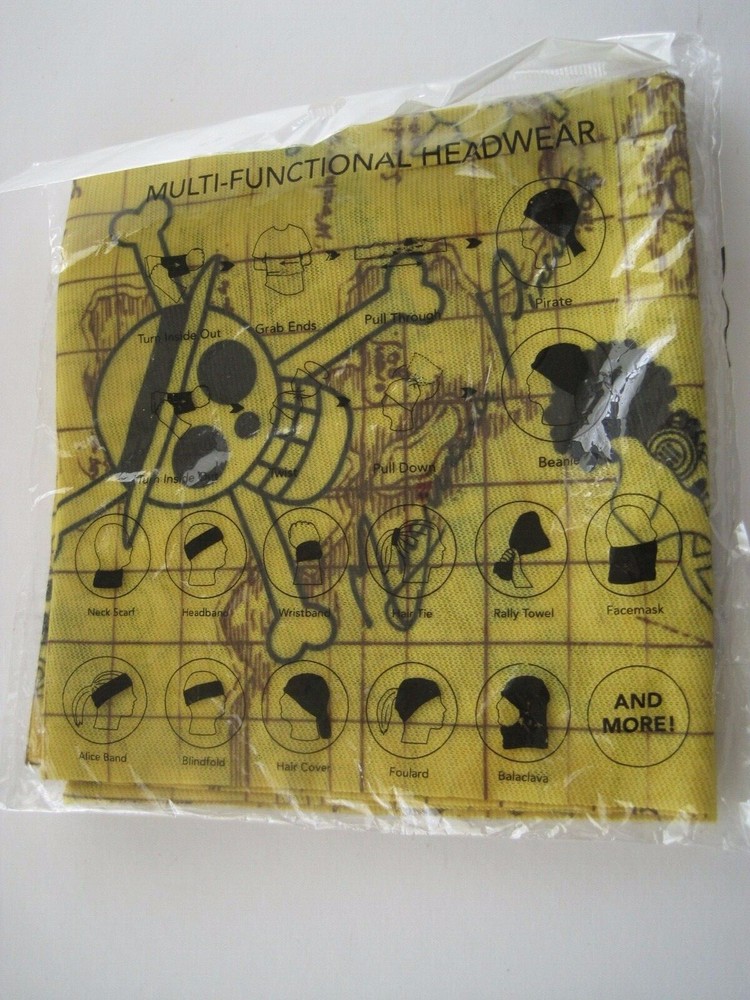 Pirate Head Rag in Package Prize New