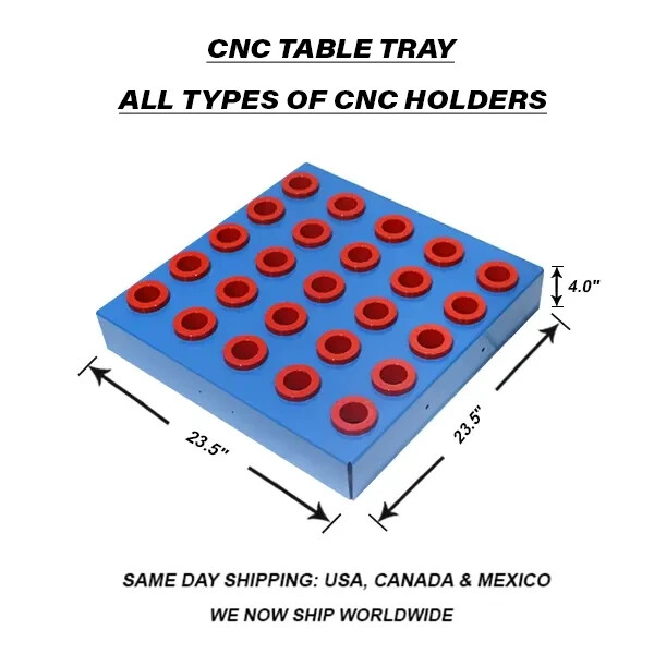40 Taper, CNC Table Tray