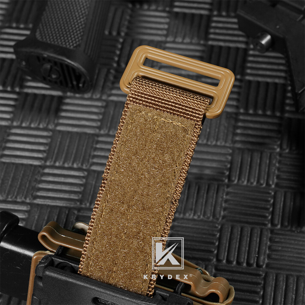 KRYDEX Tactical Base Belt Under Loop Inner Belt Concealed Carry 30"-49" Coyote