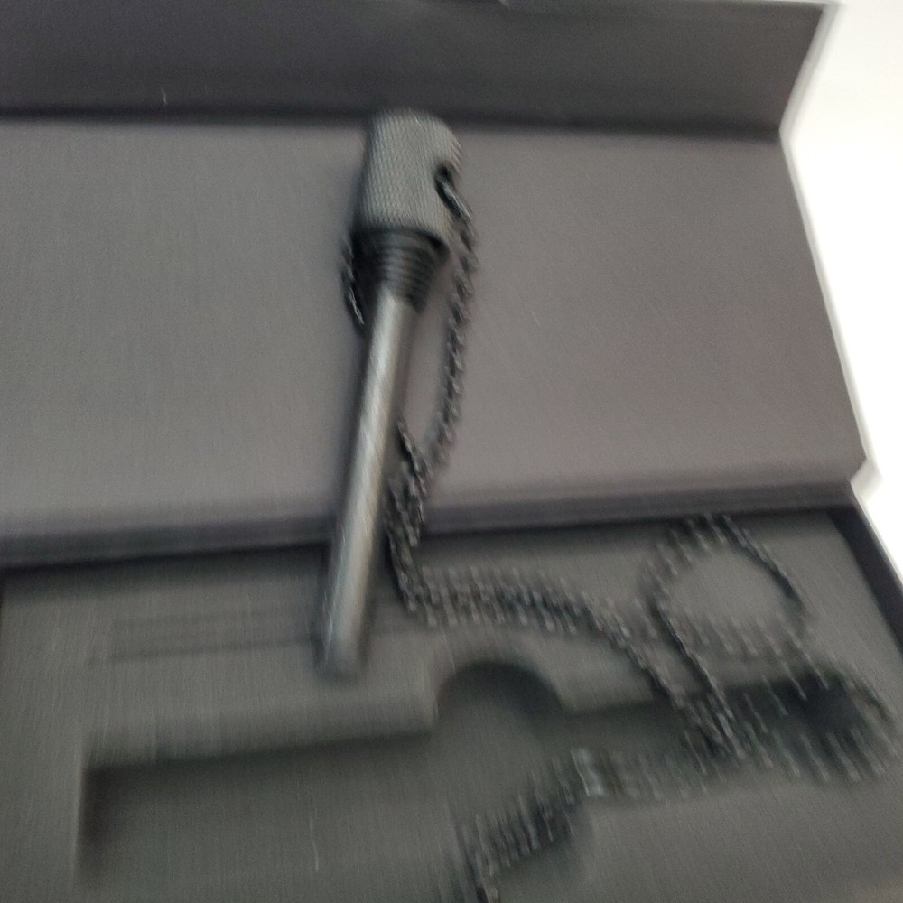 NEW Böker Plus Fire Starter Kit Compass Black Camping Survival OPEN BOX