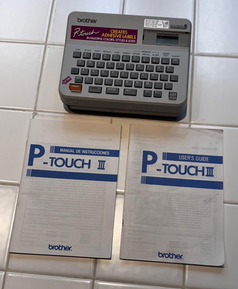 Brother P-Touch Electronic Labeling System Model PT-10 Tested