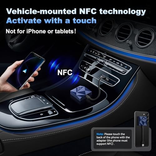 Android Auto Wireless Adapter for Factory Wired Android Auto Cars from 2016,