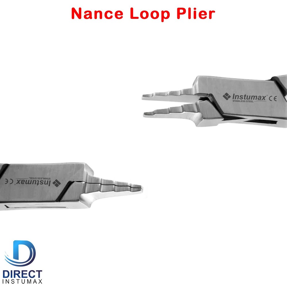 Dental Nance Loop Plier Orthodontic Wire Bending Loop Forming Plier Ortho Lab