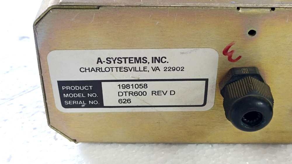 SPERRY DTR-600 REV D HEADING REPEATER A-SYSTEMS INC