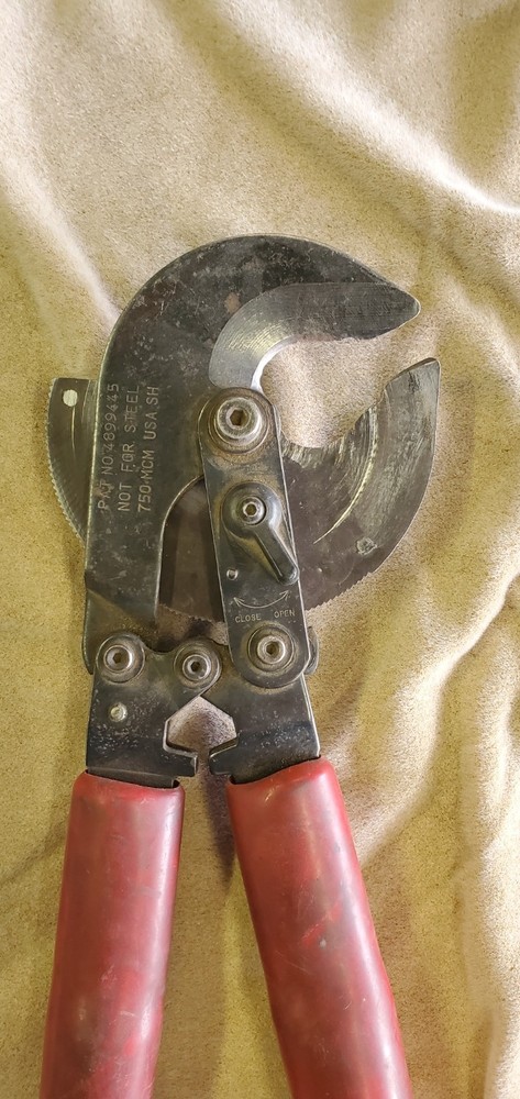 Ratchet cable cutters 750mcm