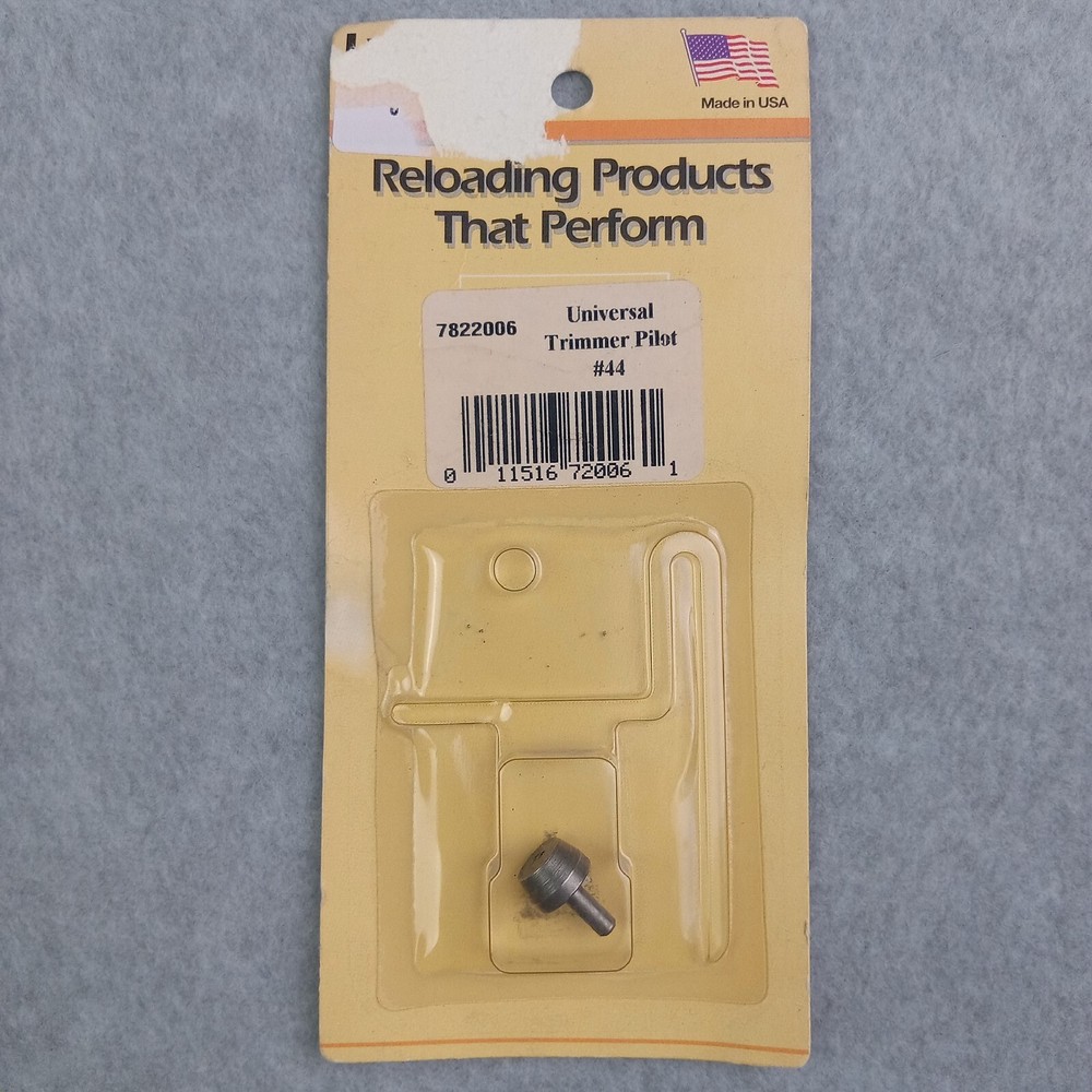 Lyman Universal Trimmer Pilot #44 Reloading 44 Caliber .430 Diameter NOS