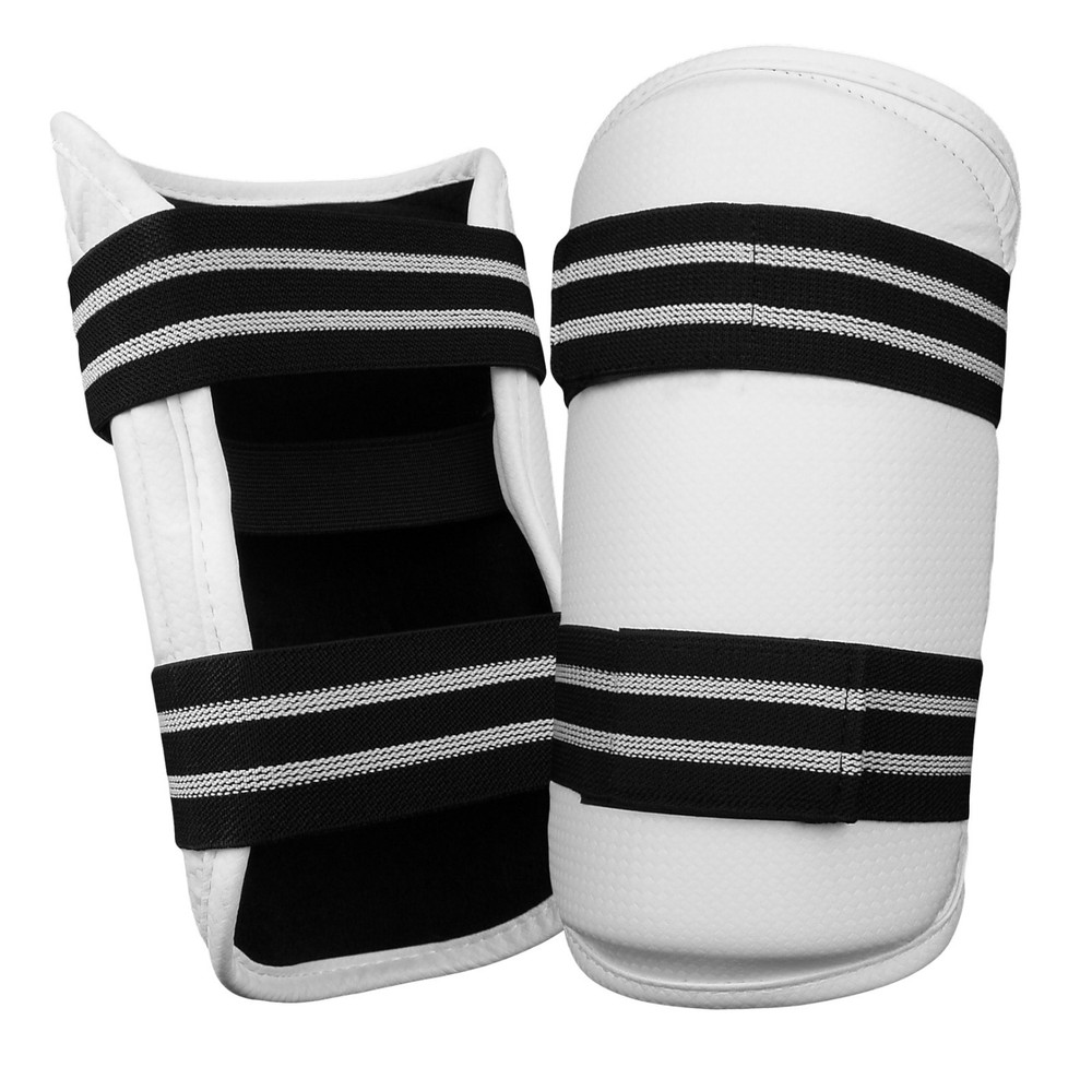 NEW TKD Martial Arts White FOREARM Guard Protector Sparring Training Gear