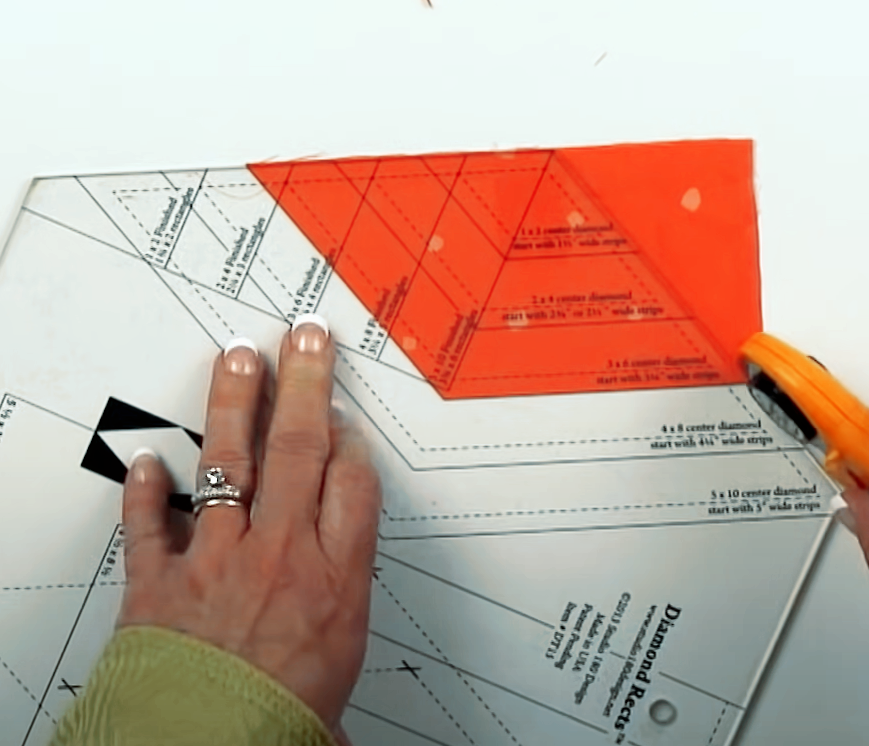 Square Squared Ruler Wing Clipper Quilting Tool for Trimming