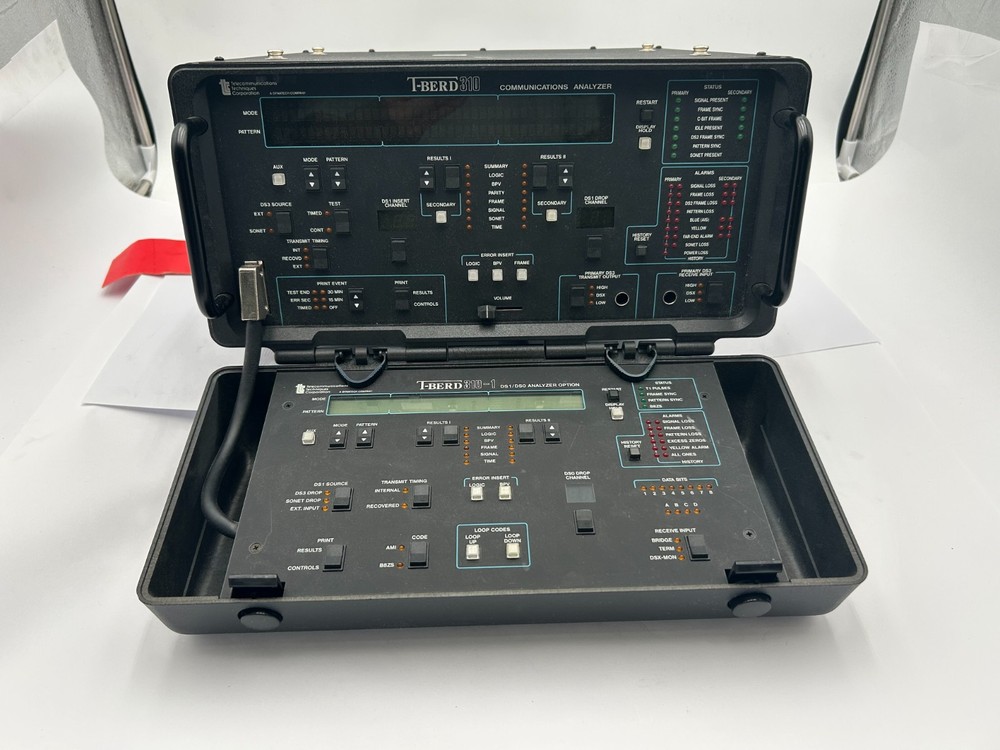 TTC T-BERD 310 COMMUNICATION ANALYSER w/ 6 MODULES