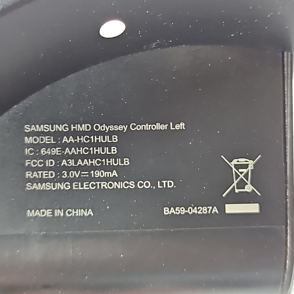 Samsung HMD Odyssey Controller Left AA-HC1HULB - Tested Works