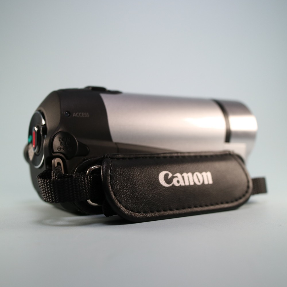 Canon Legria FS306 Handheld High Definition Camcorder Silver Tested