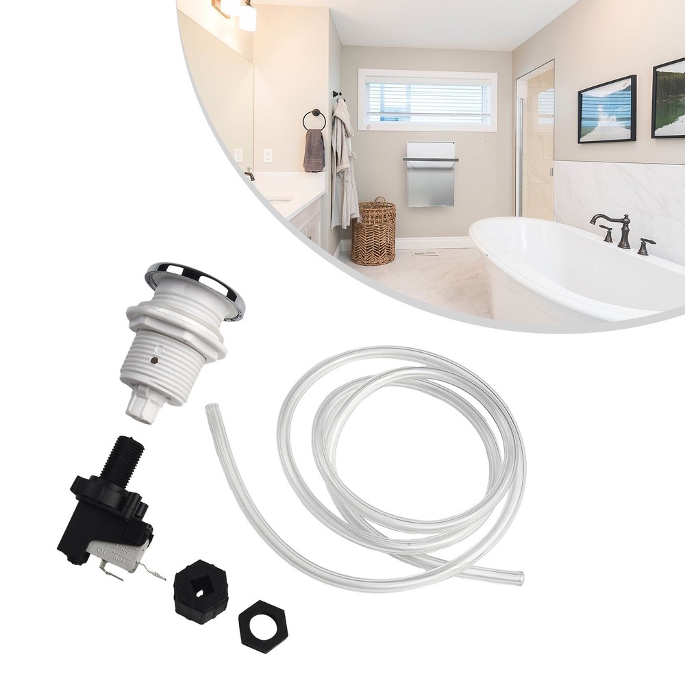 On/Off Push Button Switch Jetted Jet Bath Spa Hose Air Pool High Quality