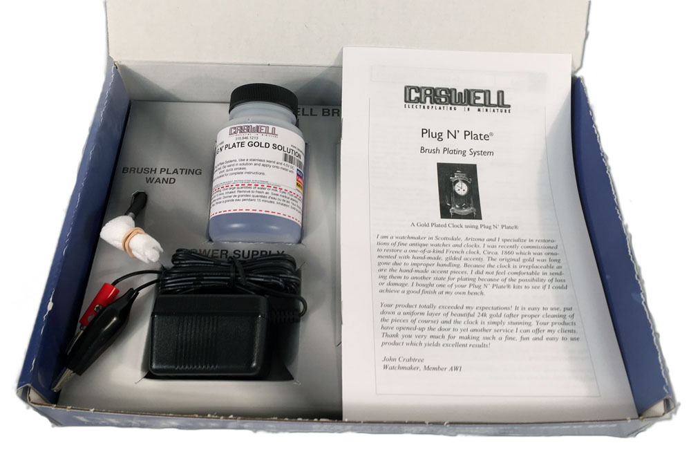 Plug N Plate Gold Emblem Plating & Stripping Kit