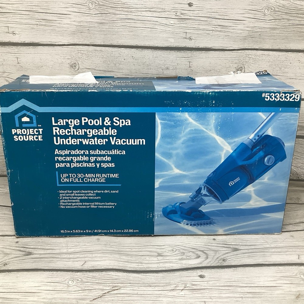 Project Source Handheld Pool & Spa Rechargeable Underwater Vacuum #5333329