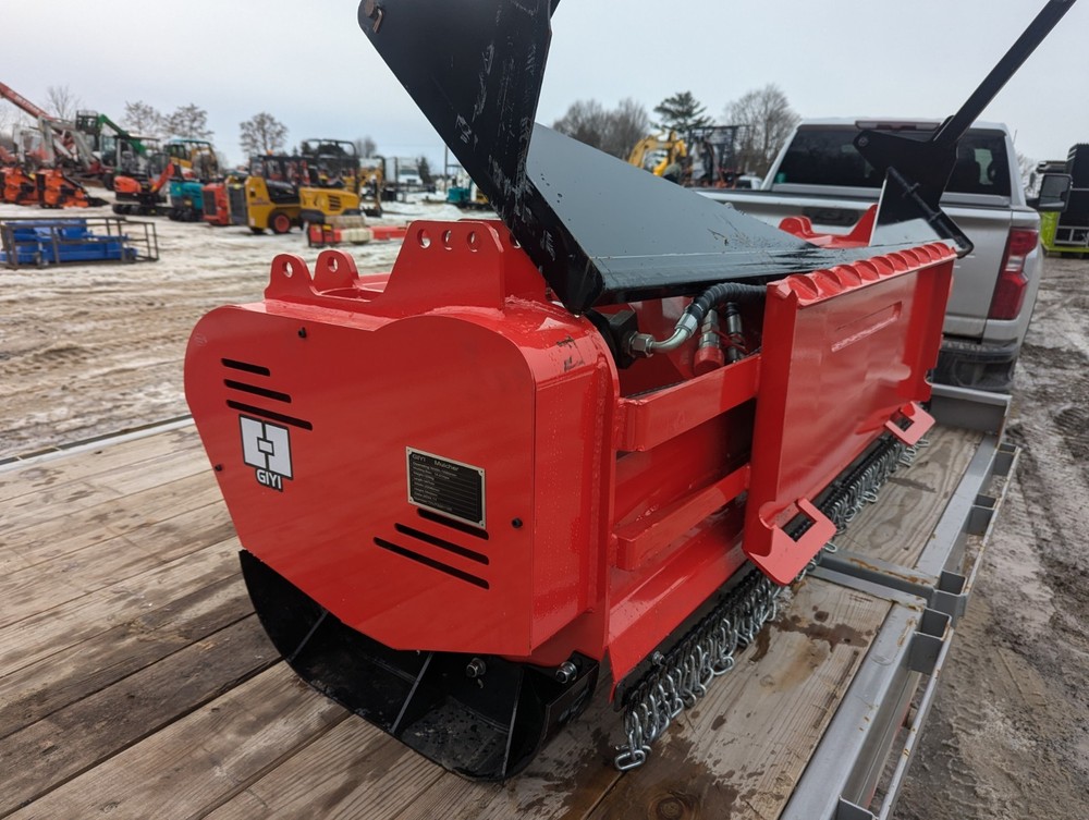 Brand New Skid Steer Forestry Drum Mulcher 72"