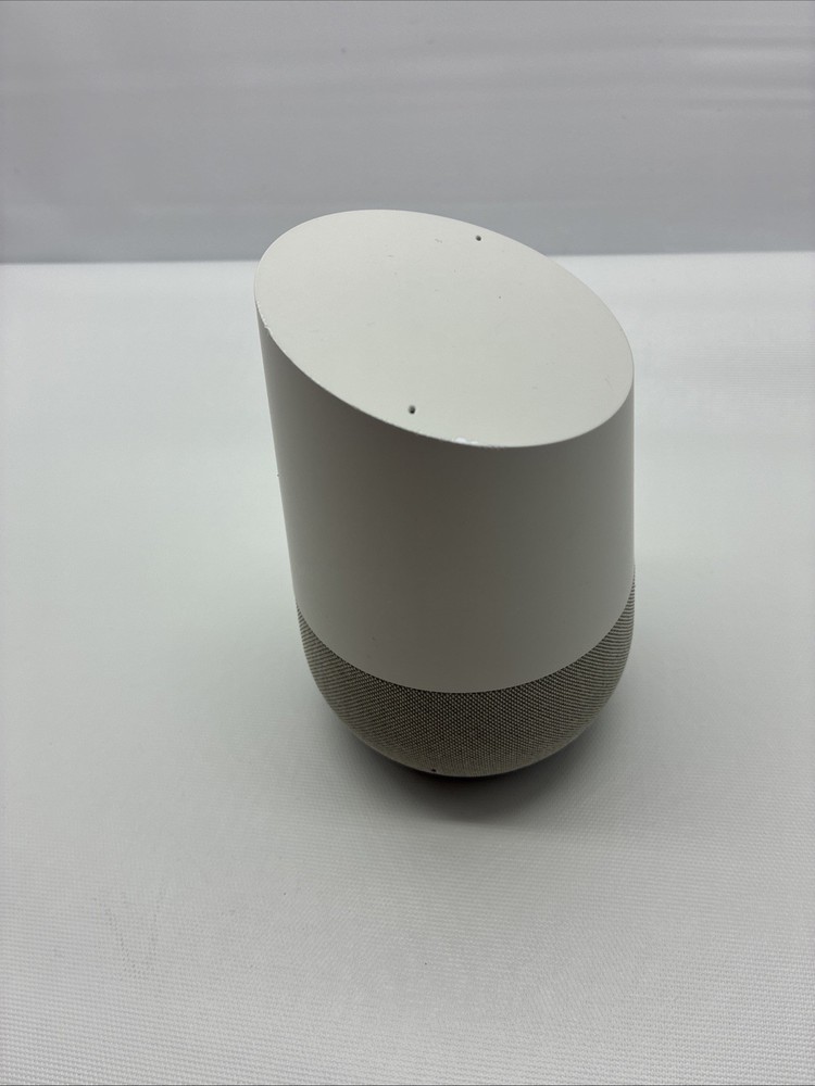 Google Home Smart Speaker with Voice Assistant - White No Power Adapter